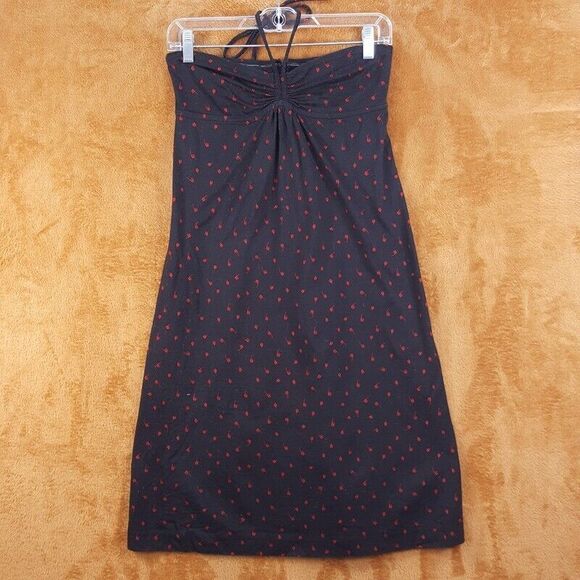 APC VANESSA SEWARD Womens Dress Small Black Floral Halter Midi Sundress - Picture 1 of 8